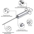 thumbnail image 3 of Seringue d'Injecteur de Viande, Kit d'Injecteur de Saveur pour Marinade en Acier Inoxydable, 3 of 4