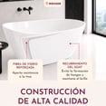 thumbnail image 2 of Tina Baño Bañera Fibra Vidrio Lujo Minimalista 283l 169x78, 2 of 9