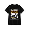 thumbnail image 3 of 2026 Graduation Double Sided Different Design T-Shirt, Senior 2026 Tee Class of 2026 Celebration T-Shirt, 2026 Double Sided Tee OdeJous Black M, 3 of 7