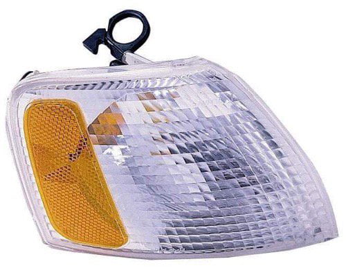 Corner Light Compatible with 1998-2001 Volkswagen Passat Plastic Amber Lens With bulb Passenger Side 