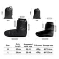 thumbnail image 2 of Duck Down Booties, Waterproof High Top Socks, Drawstring Closure, Indoor or Outdoor Foot Cover Boots, 2 of 8