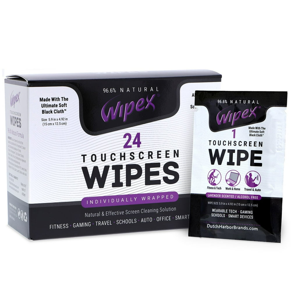 Wipex AlcoholFree Touchscreen Cleaning Wipes for LED, LCD, Fitness