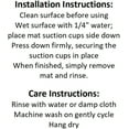 thumbnail image 4 of Elaine Karen Non Slip Bathtub Mats Soft Foam Bath Mat with Suction Cups, Aqua Blue, 4 of 6