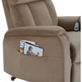 thumbnail image 5 of ClickDecor Samson Power Lift Recliner Chair Dark Gray, 5 of 5
