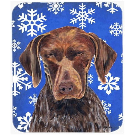 German Shorthaired Pointer Winter Snowflakes Mouse Pad  Hot Pad or Trivet price history on PriceWatchPro