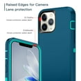 thumbnail image 6 of I-HONVA Compatible with iPhone 12 Pro Max Case,3-Layer Military Grade Drop Protection Anti-Slip Bumper Rugged Shockproof Dustproof Protection 6.7 inch Phone Case,Green, 6 of 7