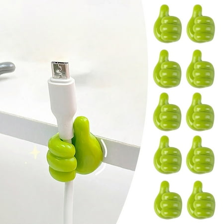 

myvepuop Summer Saving Clearance Wall Hooks Hanging Shelves Thumb Hook Hub Cable Fixing Device Data Cable Storage And Fixing Device Cable Management Device Scratch Hole And Adhesive Hook