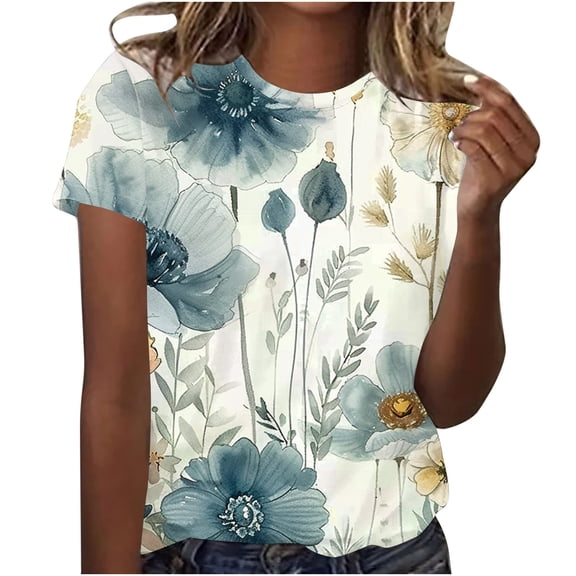 Women Short Sleeve Tops V Neck Shirts for Women Dressy Casual Sexy Button Down Shirts Green
