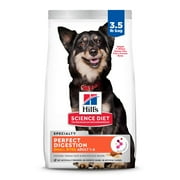 Hill's Science Diet Perfect Digestion Small Bites Whole Grain Chicken Dry Dog Food, 3.5lb Bag