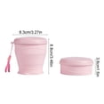thumbnail image 3 of Portable Folding Silicone Water Cup - Perfect for Travel, Camping & Outdoor Activities - Dustproof Cover & Hanging Rope Included - Ideal for Hot & Cold Beverages, Versatile Daily Use, 3 of 6