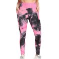 thumbnail image 3 of Tittly Womens Sweatpants Yoga Pants Hip Breathable Women's Lifting Yoga Pocket Tie-dye Pants Bubble Yoga Pants Leggings for Women Womens Workout Bottoms Pink S, 3 of 8