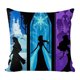 thumbnail image 1 of Cuadros Decorativos 11CT Impreso Princesa Punto de cruz Funda de almohada Bordado Funda de almohada Decoración (5) Wdftyju de costura negro 4 estilos, 1 of 8