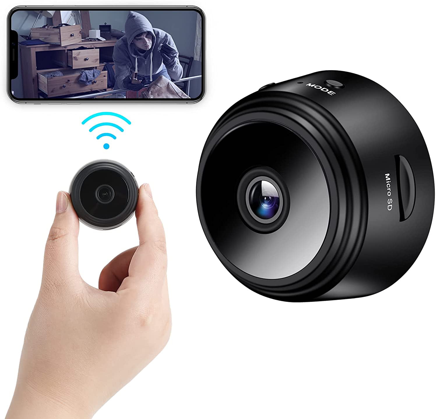 Home Security IP Camera WiFi Mini Surveillance Camera Wireless 720P/SD Card Lot 