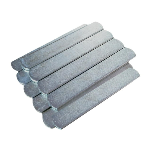 Lipstore 10 Pieces Steel Weight Plates Sturdy Versatile for Running Fitness Equipment Each 320g