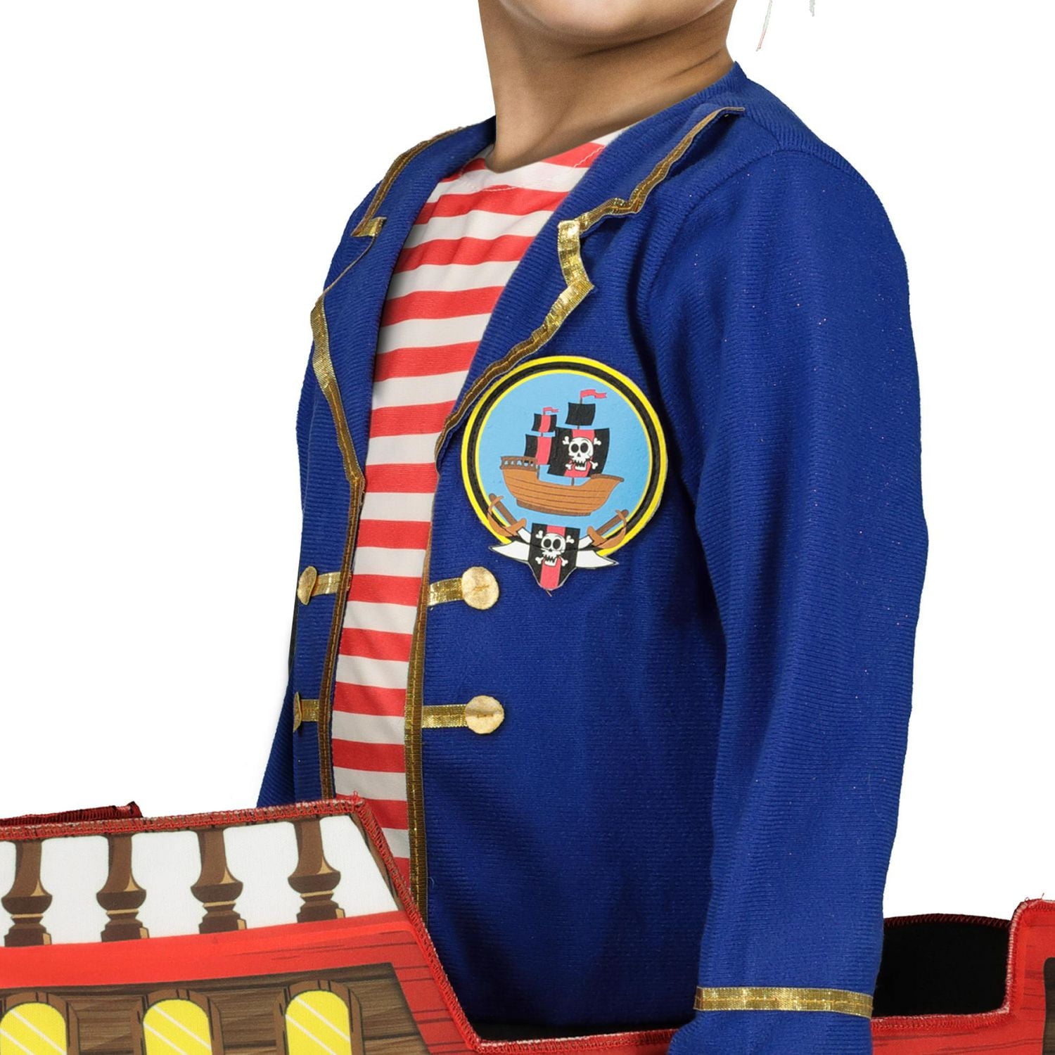 Costume de pirate dans le bateau pour tout-petits 3T-4T. Walmart Exclusif.