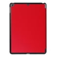 thumbnail image 2 of Funda de cuero con tapa horizontal y textura Custer para iPad 9.7 (2018) y iPad 9.7 (2017), con tres pliegues y función de suspensión/activación (negra), 2 of 5