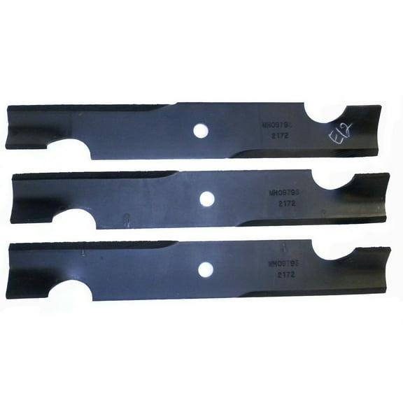 3PK 2172 Heavy Duty Blades Compatible With Bob Cat 112111-01, 32061A Bad Boy 038-4820-00, 038-4826-00 & More...