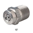 thumbnail image 1 of Pressure Washer Jet Wash Spray Nozzle 1/4\" Meg 0° 15° 25° 40° Sizes 04 1.2Mm, 1 of 9