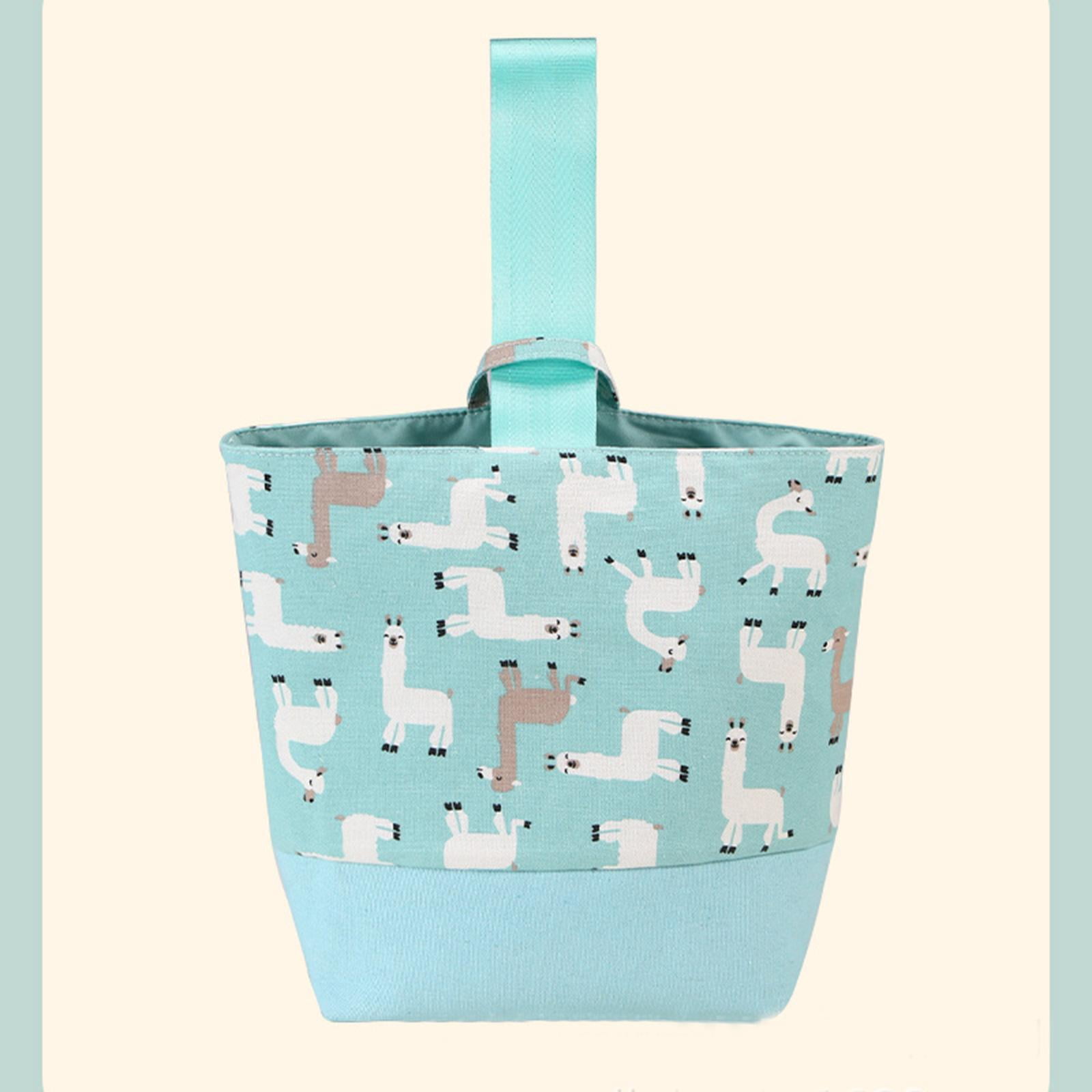 amagogo Yarn Bag for Crocheting Storage Drum Stylish Portable Yarn Organizer Knitting Tote Bag for Household Travel Knitting Supplies Animal