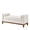 Ivory White, variant on Xukmct Boucle Upholstered Bench with Wood Frame, Modern Rectangle Ottoman for Living Room, Entryway, Office, Beige