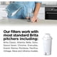 thumbnail image 2 of Commercial Cool CCWFB6 Reemplazos de Filtro de Agua Brita Blanco, Pack de 6, 2 of 8