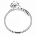 thumbnail image 3 of RareGem DA260 - High polished (no plating) Stainless Steel Ring with AAA Grade CZ in Clear, 3 of 5
