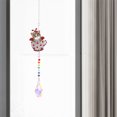 thumbnail image 1 of Cuadros Decorativos 2 campanas de viento de cristal para el sol, atrapasueños de luz colgante de diamantes, decoración de la habitación del hogar del arco iris Ndcxsfigh Nuevos Originales, 1 of 8