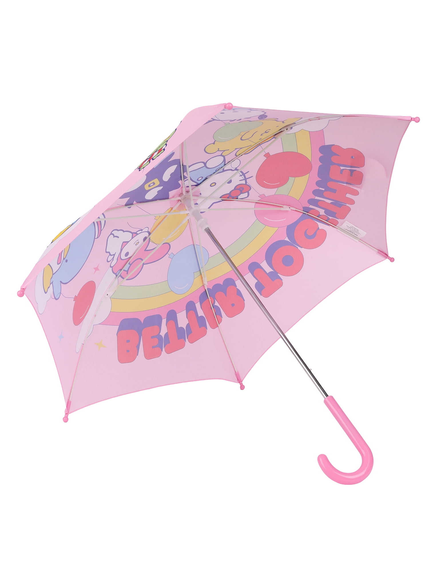 Hello Kitty and Friends 6-Panel Stick Umbrella with Auto Open Button