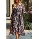 thumbnail image 2 of Vestido PRETTYGARDEN Floral Boho Cruzado Cuello en V Manga Larga Talla L, 2 of 5