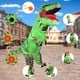 thumbnail image 3 of Traje inflable divertido de dinosaurio de Halloween Tyrannosaurus Rex Traje inflable de dinosaurio musculoso para montar, 3 of 5