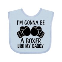 Inktastic Boxer Like Daddy Boxing Boys or Girls Baby Bib