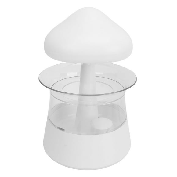 Rain Humidifier Water Drip, 7 Colors Night Light Mushroom Diffuser For Desk Bedside, Mini Humidifier Rain Drop With Mist And Light Functions, Rain Diffuser