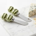thumbnail image 5 of Cook with Color Cheese Spreader Knife, Stainless Steel Butter and Jam Blade with Figural Fruit Handle, Watermelon, 5 of 5