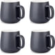 thumbnail image 1 of Ceramic Mug Set of 4NEWANOVI Smooth Frosted Porcelain Mug, Coffee Mugs, Tea mugs for Office and Home, Health Gift, Maximum Capacity 12.2oz, Grey, 1 of 4