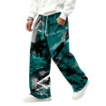 thumbnail image 5 of GrmtClth Mens Camo Corduroy Pants Elastic Waist Drawstring Cargo Joggers Baggy Sweatpants Fall Winter Streetwear Bottoms L, 5 of 7