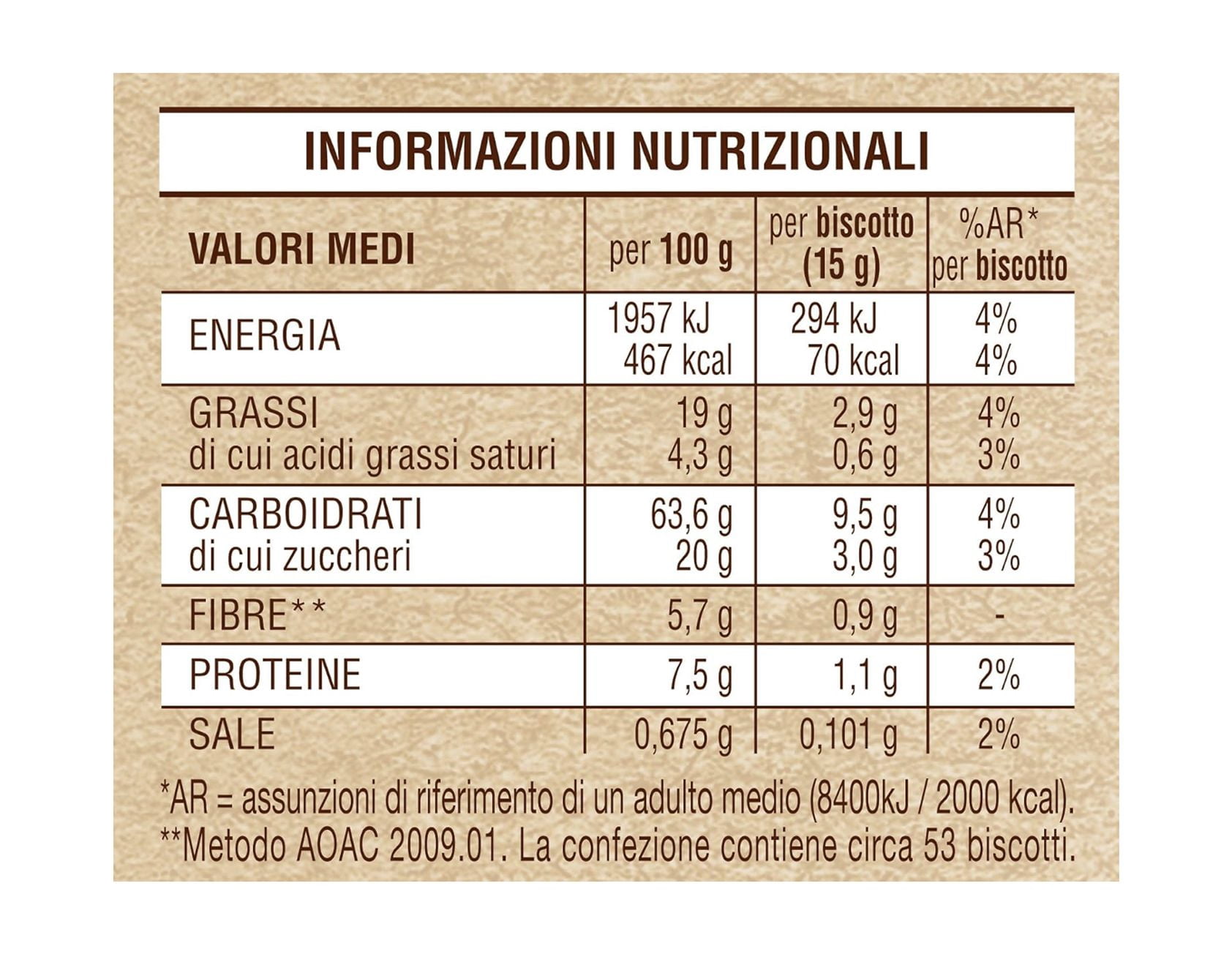Mulino Bianco: "Molinetti" Shortbread cookies with flour buckwheat and brown sugar - 28.21 Oz (800g)