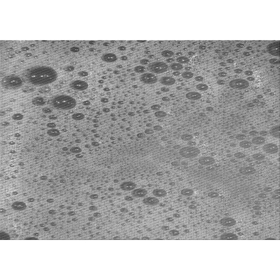 Ahgly Company Indoor Rectangle Patterned Gray Cloud Gray Area Rugs, 7' x 9'