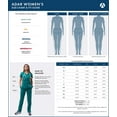 thumbnail image 3 of Adar Women's Underscrubs 3 Pack, Classic Fit, Long Sleeve, Comfort Tee, Sizes M, 3 of 7