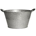 thumbnail image 2 of Robert Allen 212002 12 in. Galvanized Round Tub Planter, 2 of 3