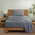 thumbnail image 1 of Mainstays Washed Ultra Soft Microfiber Bed Sheet Set, Twin-XL, Soothing Grey, 3 Piece, 1 of 6