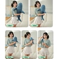 thumbnail image 4 of Juguetes de peluche de tiburón colorido para niños, cojín suave para sofá de animales marinos, almohada para dormir, tamaño gigante, 60-140cm, 4 of 5