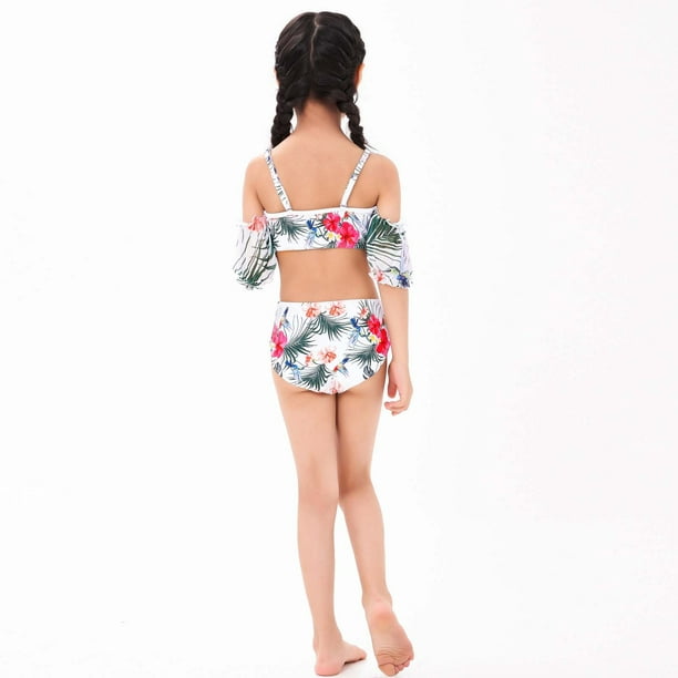 TIMIFIS Swimsuit for Toddler Girl Bikini Set 2 Piece Swimwear