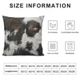thumbnail image 6 of Acheng  Lumbar Cowhide Pillow Cover, Cow Print Decor for Outdoor Sofa Bedroom Porch Farm(Not Real Cowhide Not Faux Fur),Set of 2 White, 6 of 6