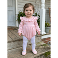 thumbnail image 5 of Loicainy Infant Baby Girls Fall Bodysuit 3 6 12 18 Months Long Sleeve Ruffled Round Neck Romper Clothes, 5 of 9