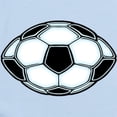 thumbnail image 2 of CafePress - Soocerfootball Ball Infant Bodysuit - Baby Light Bodysuit, Size Newborn - 24 Months, 2 of 4