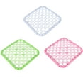 thumbnail image 1 of Jinsinto Plastic Sink Bottom Sink Protector Kitchen Sink Mat Wash Basin Accessories Non-Slip Sink Mat Dishwashing Mat Sink Bottom Mat for Sink and Sink with Drainage Holes 3 Pcs, 1 of 5