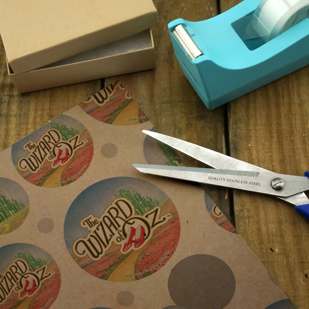 The Wizard of Oz Ruby Slippers Logo Premium Kraft Gift Wrap Wrapping Paper Roll
