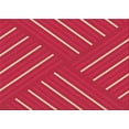 thumbnail image 1 of Ahgly Company Indoor Rectangle Patterned Ferrari Red Area Rugs, 2' x 5', 1 of 6