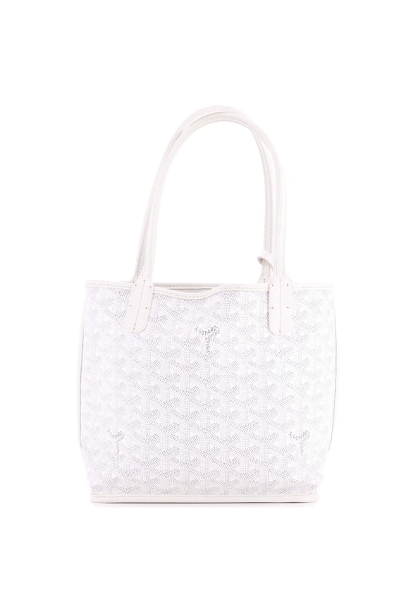 Pre-Owned Anjou Reversible Tote Coated Canvas Mini By Rebag