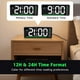 thumbnail image 4 of Despertador Potente para Personas Que Duermen Profundamente, Despertador Digital LED para Dormitorios, Temperatura, Fecha y Alarmas Duales., 4 of 8